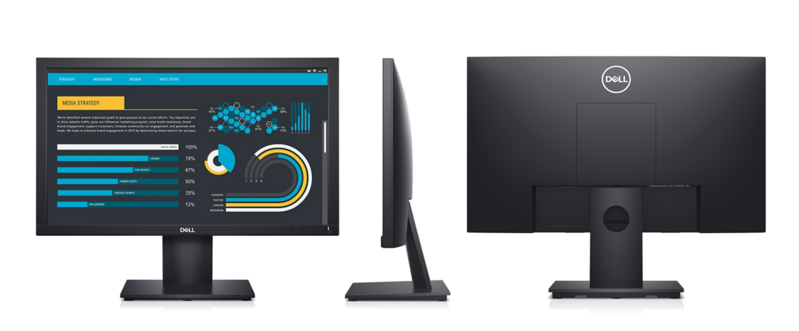 Dell - LED-backlit LCD monitor E2020H - 19.5" - Imagen 3